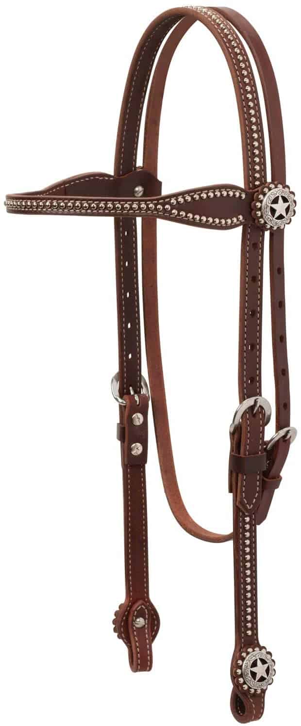 Weaver Texas Star Browband Headstall