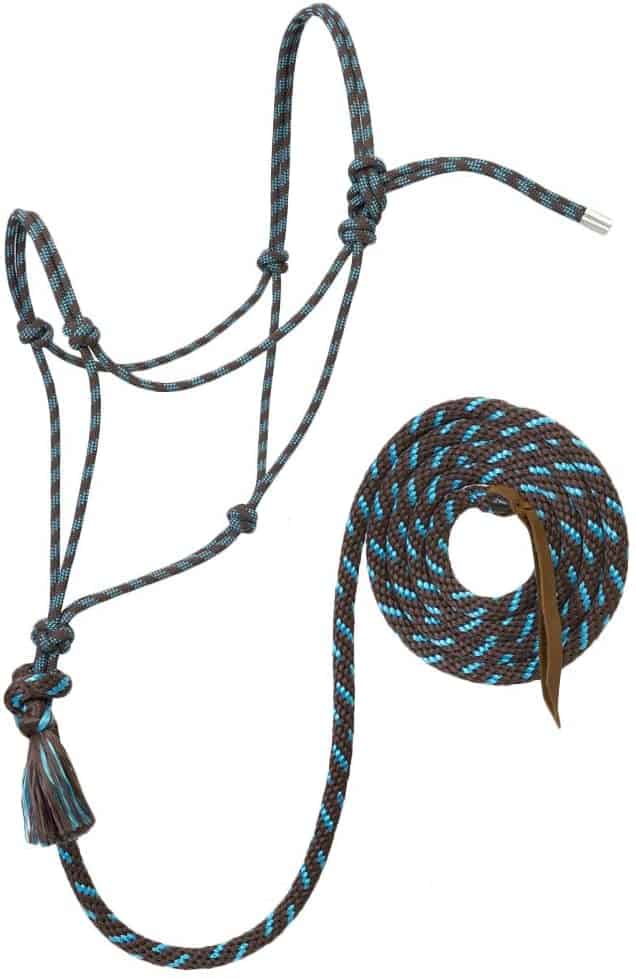 Weaver Leather Silvertip Rope Halter with Lead