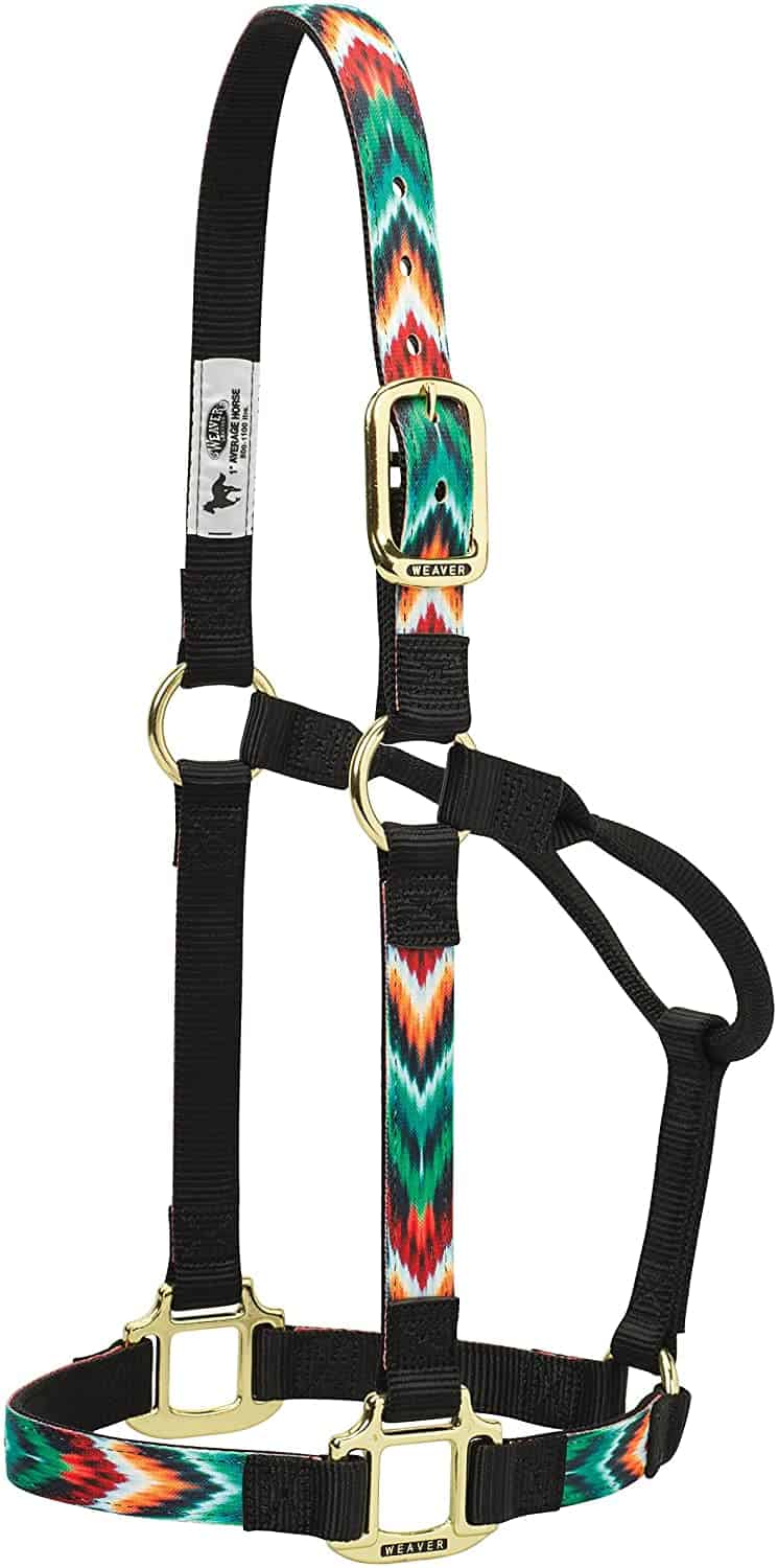 Weaver Leather Patterned Non-Adjustable Halters