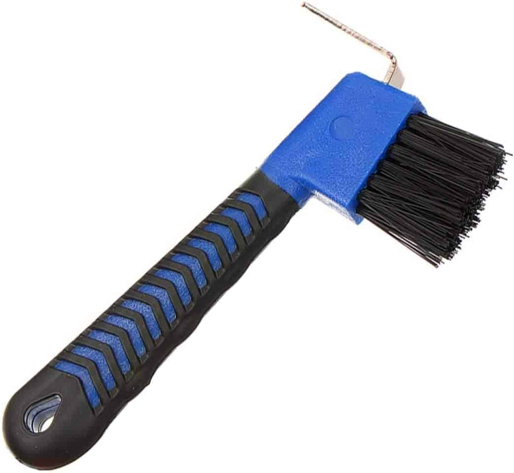 BOTH WINNERS Horse Hoof Pick Brush with Soft Touch Rubber Handle