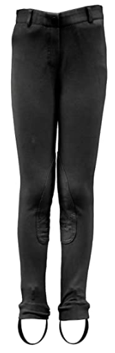 BasEQ Lily Children’s Low-Rise Pull-On Jodhpurs Knee Patch