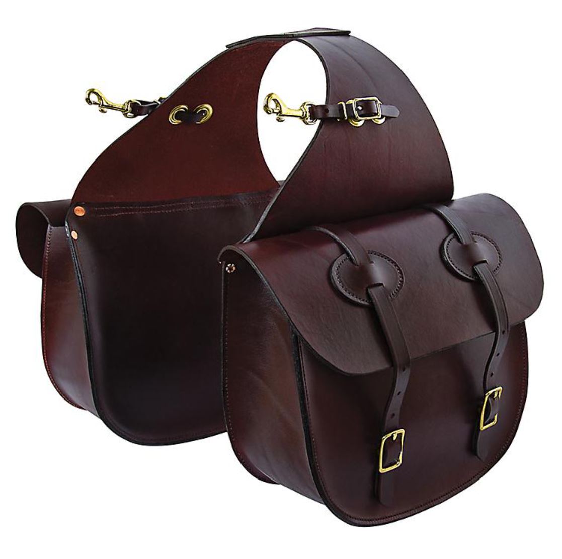 Tucker Traditional Saddle Bags W/ Brass