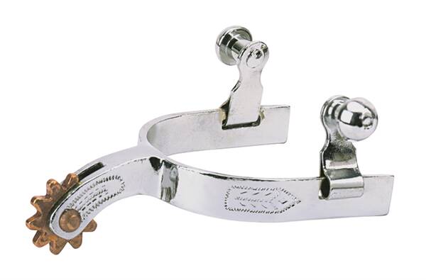 Weaver Leather Children's Spurs with Engraved Band