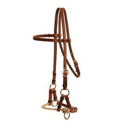 Tory Harness Leather Single Rope Side Pull