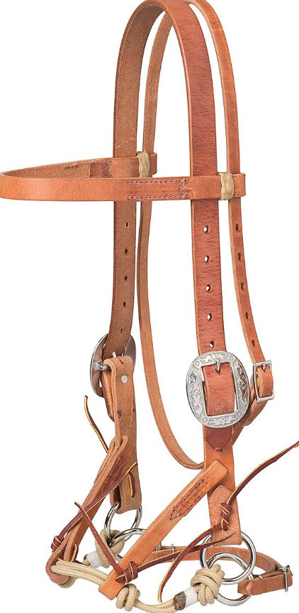 Weaver Leather Justin Dunn Bitless Horse Bridle