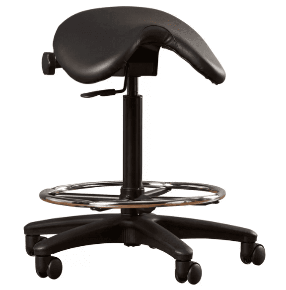 adjustable saddle stool