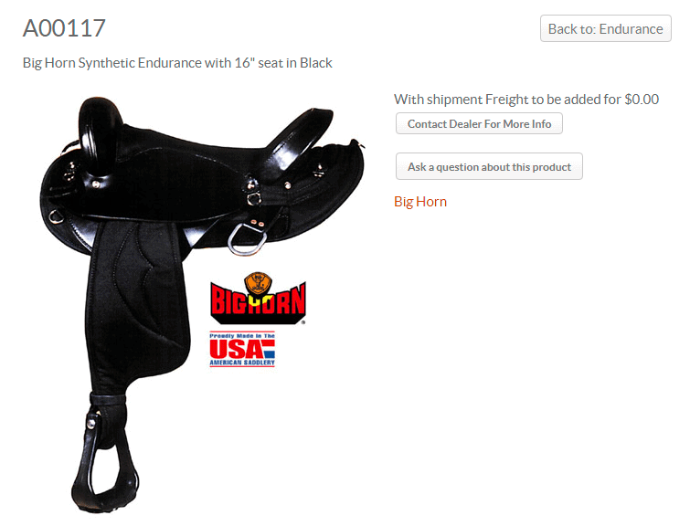 Endurance Saddles