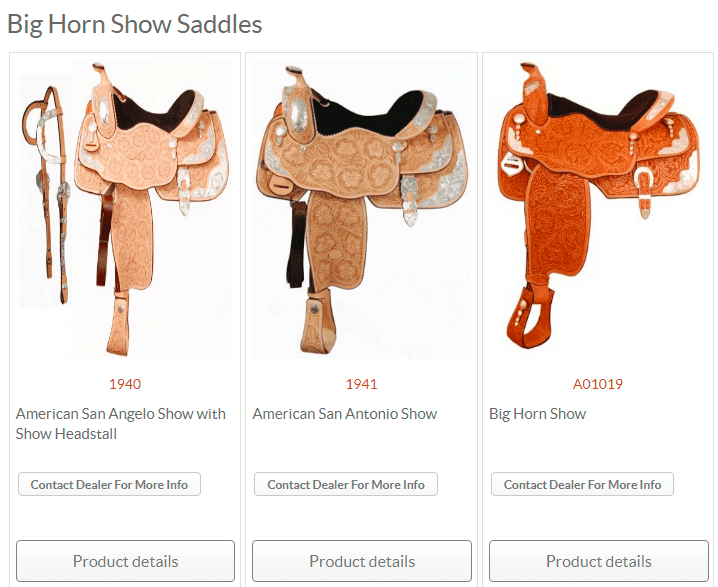 Show Saddles