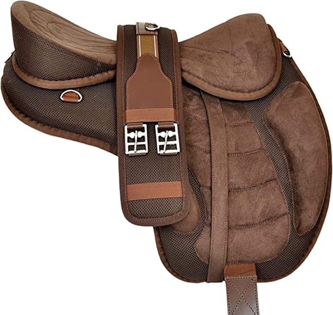 URBAN LEATHER Synthetic Treeless Adult Freemax English Saddle