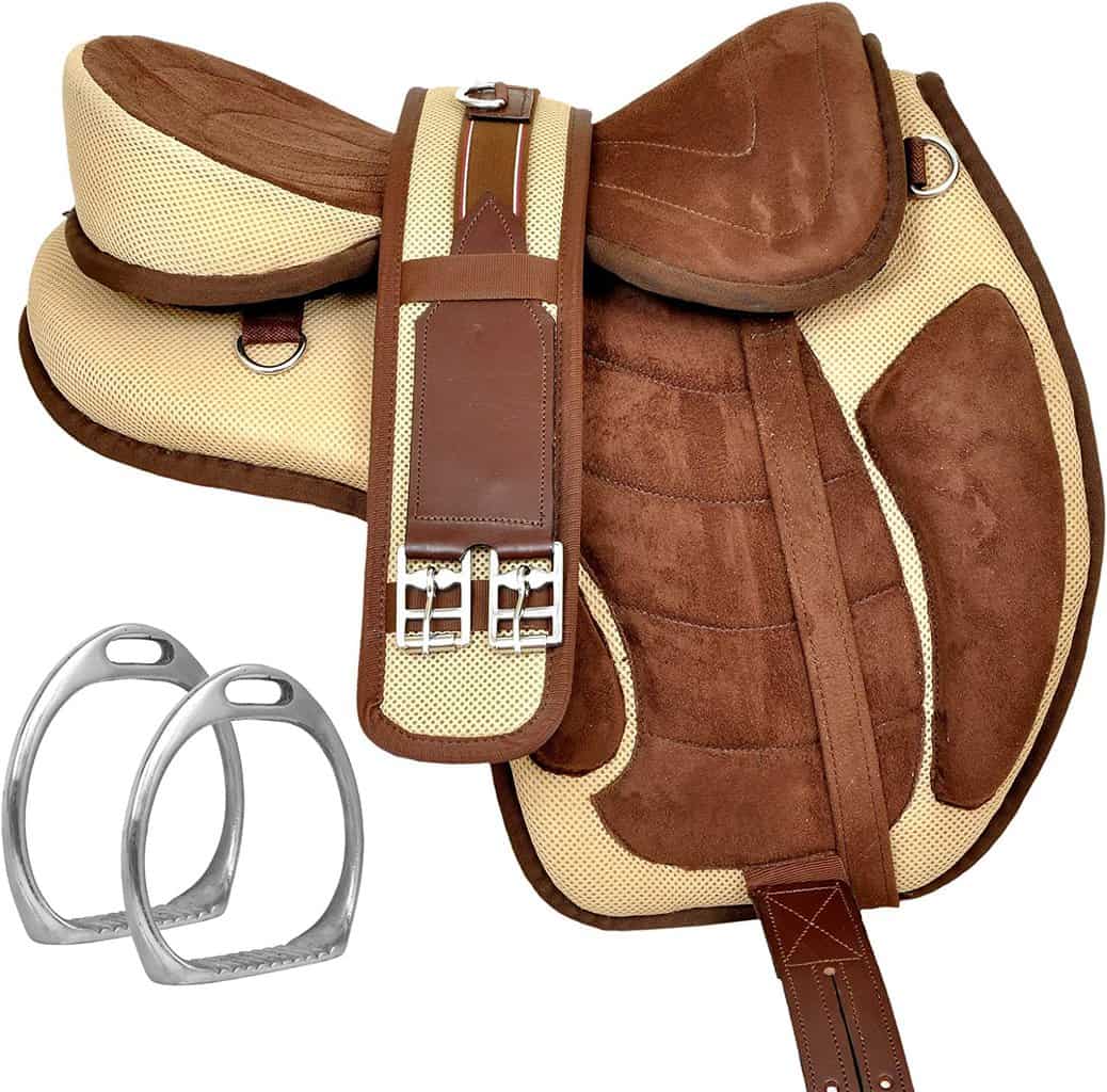 King Series Eclipse by Tough1 Round Skirt Competition Saddle