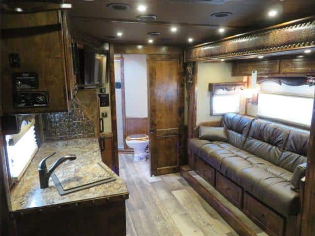 Bloomer Trailers New 2022 Horse Trailer with Living Quarters interior