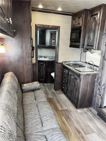 New 2023 4-Star Horse Trailer with Living Quarters interior