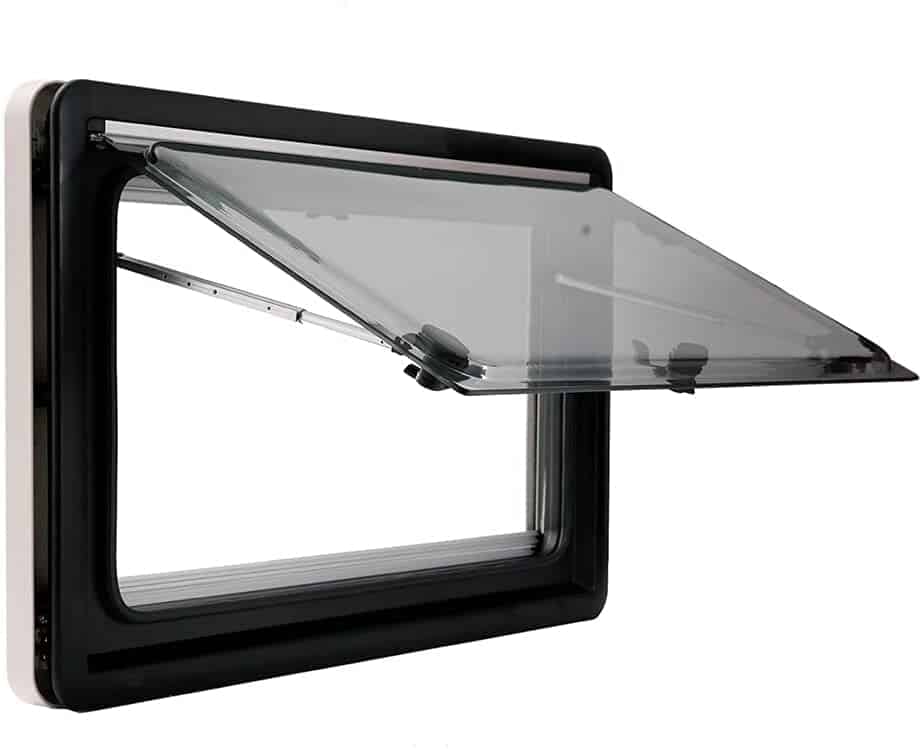 RV Caravan Motorhome Top Hinged Window External Push Window