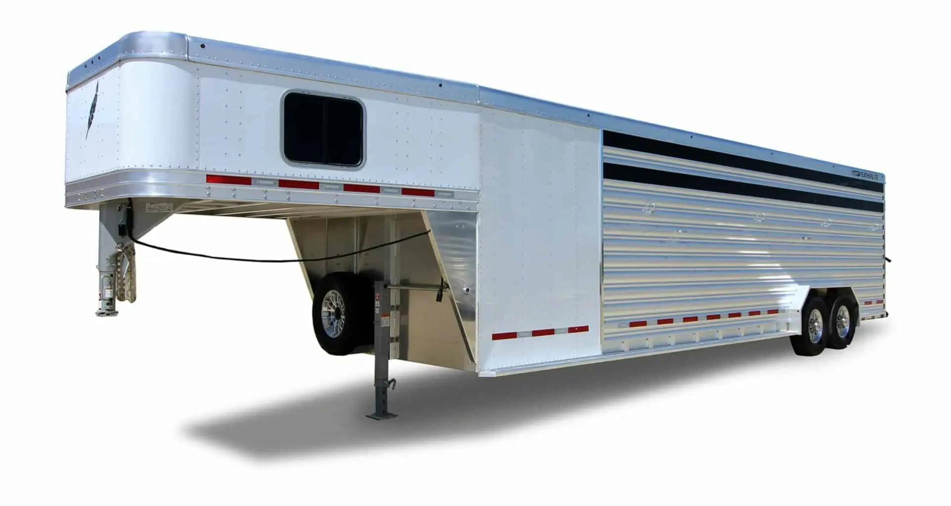 Model 8413 Stock Combo Gooseneck Horse Trailer