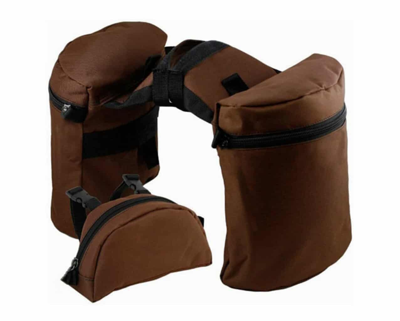 Ipretty Horn Saddle Bag Set Durable Pommel Saddlebag Combo for Riding