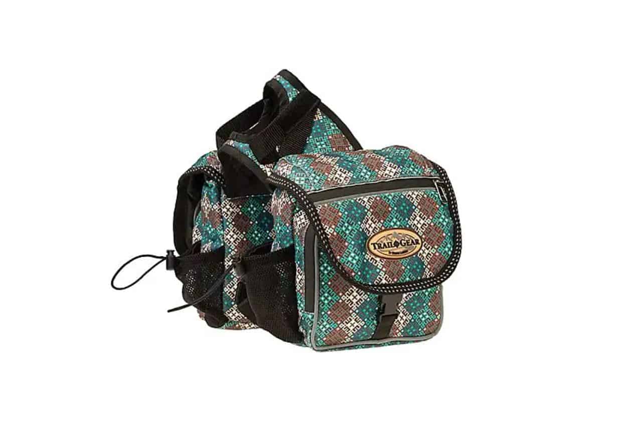 Weaver Leather Trail Gear Pommel Bag Turquoise