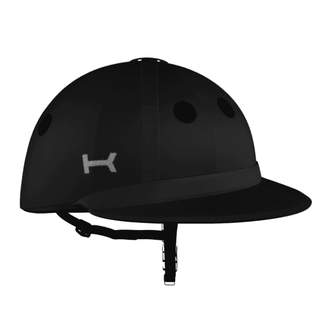 black argentine polo helmet