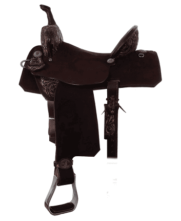 Double J Pro Flex Barrel Racer Saddle SPRF321