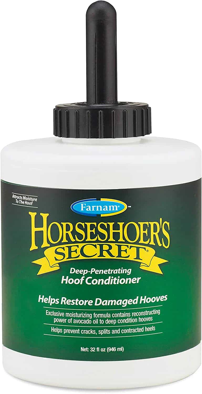 farnam horseshoer's secret deep-penetrating hoof oil for horses