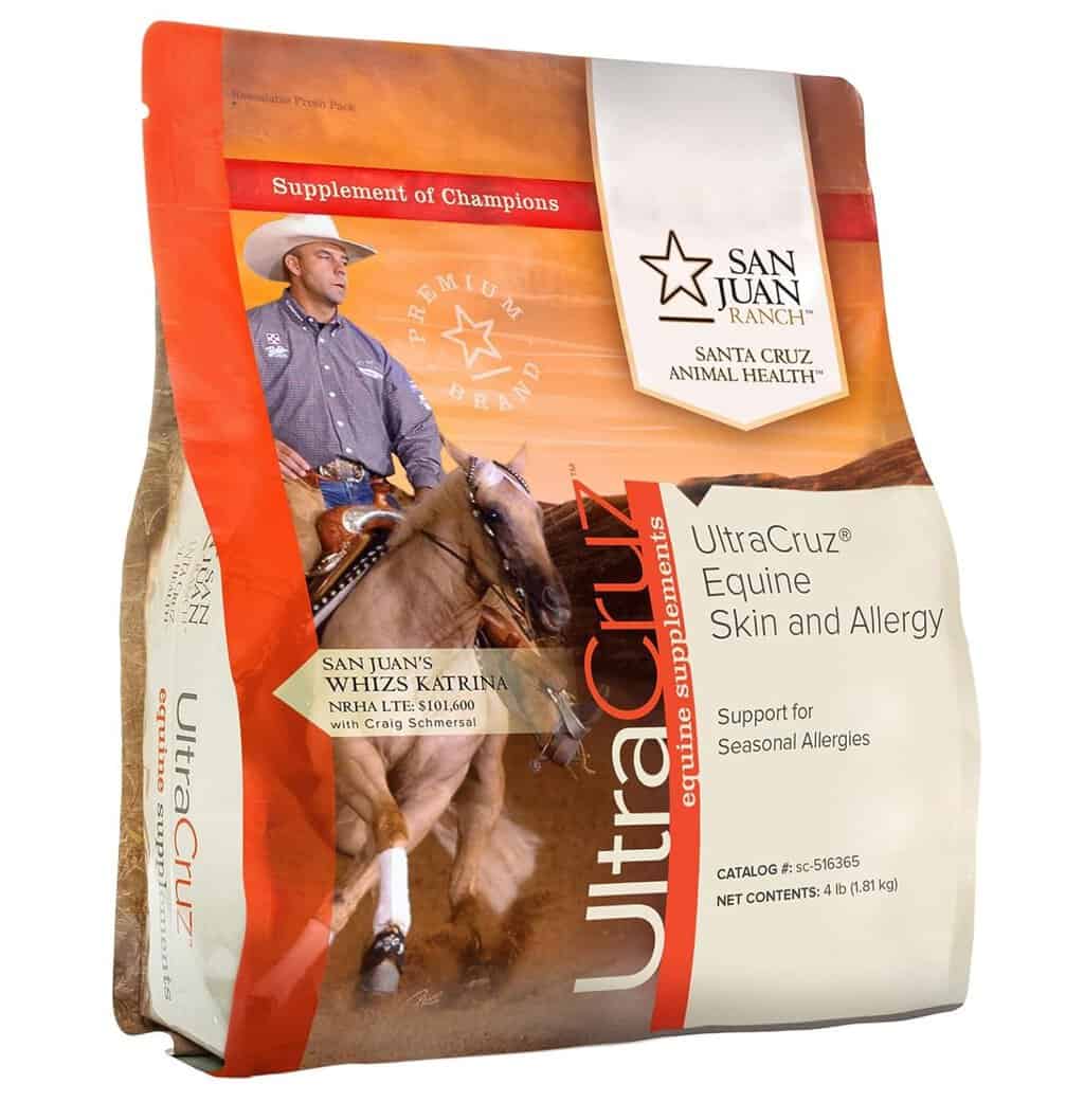 UltraCruz Equine Skin and Allergy Supplement for Horses