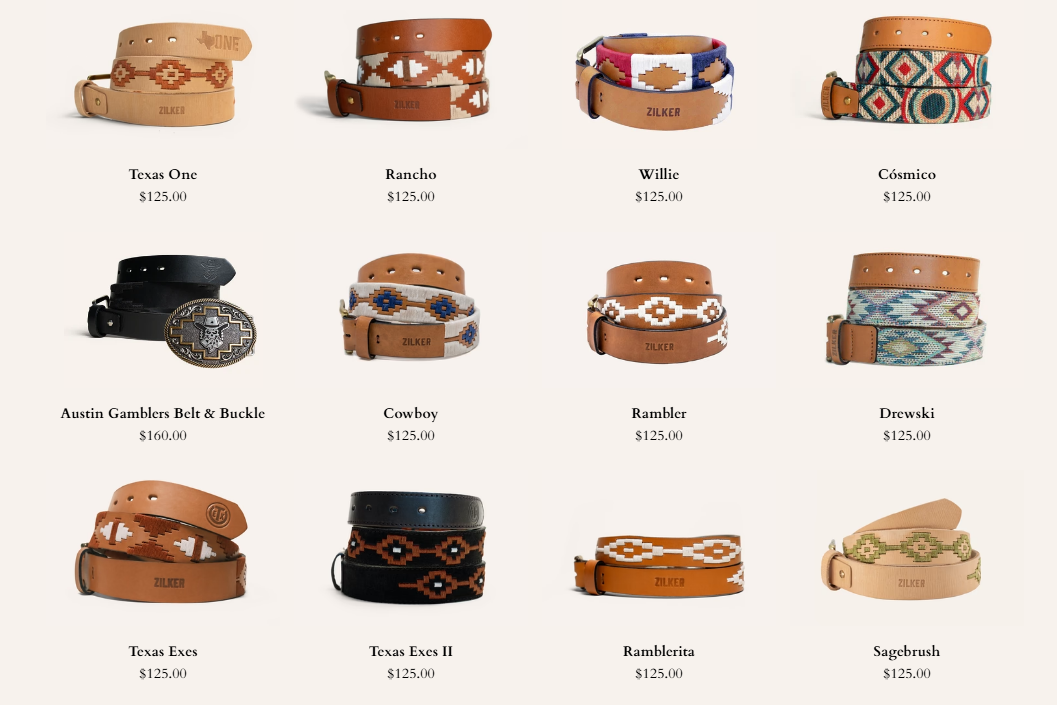 zilker belts